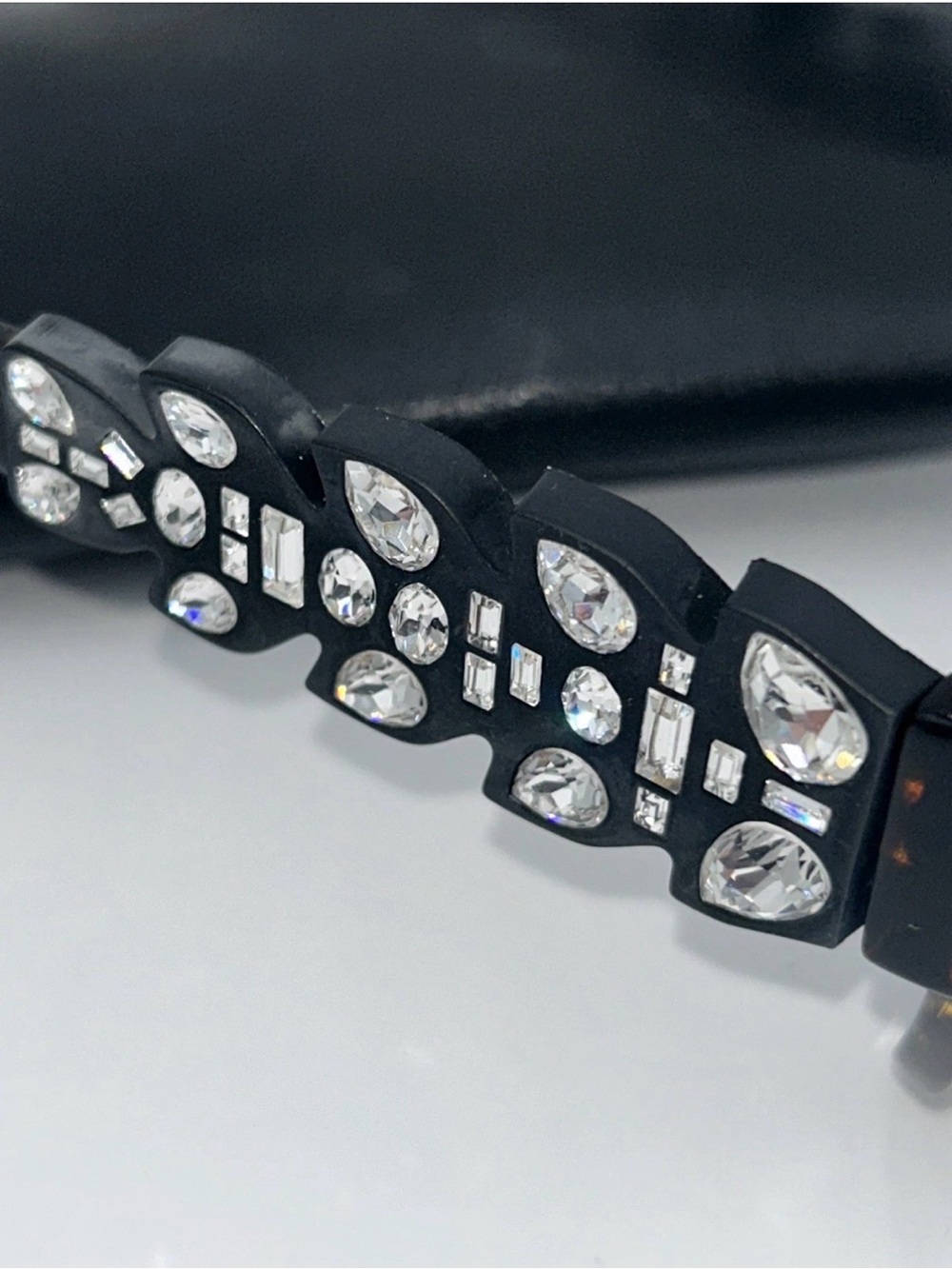 Fendi Special Edition Sunnies FF0139S N6DHD Havana Spotted Crystals Black & Case - Picture 3 of 13